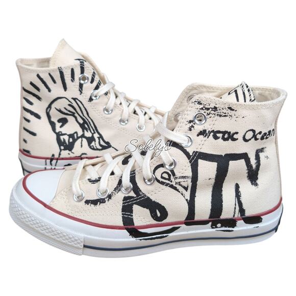 Converse 2015 Andy Warhol Chuck 70 High Meat Sin Limited Edition Sneaker 7 RARE - Picture 9 of 11